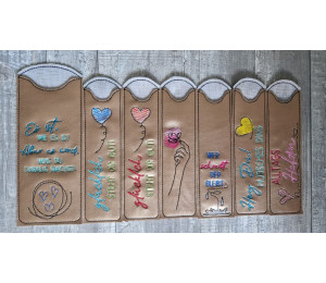 2€ ZUSATZTÜRCHEN 1. Dezember - Stickserie - 12 ITH Stiftehülle Vol. 3